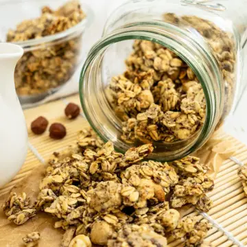 Kesudiókrémes granola