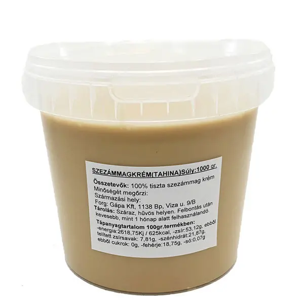 Tahini (szezámmag krém) 1000 g