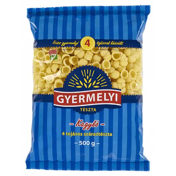 4 tojásos kagylótészta Gyermelyi 500 g