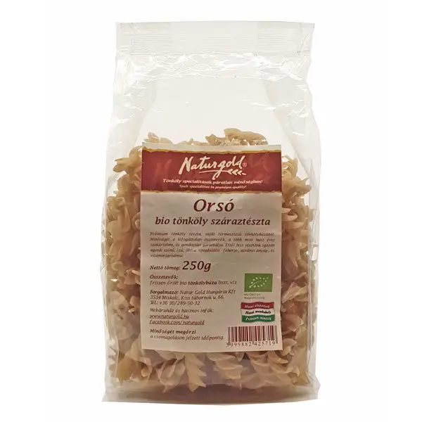 Orsó tönkölytészta Naturgold 250 g