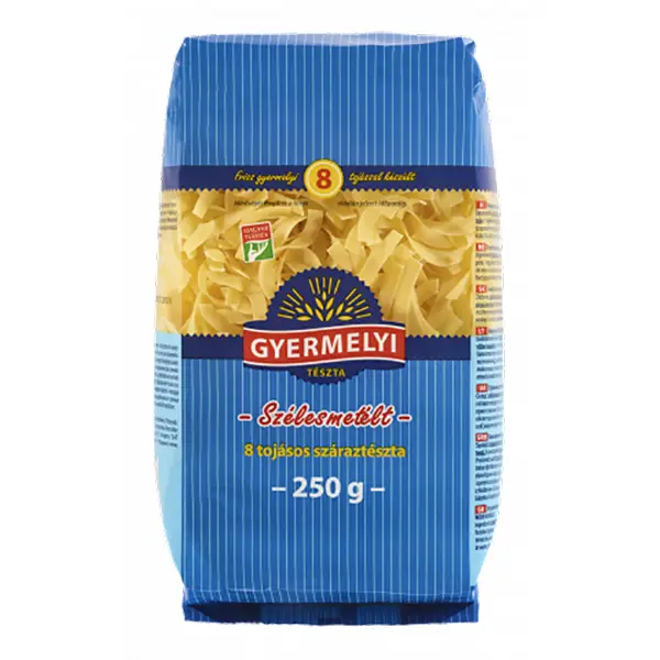 8 tojásos szélesmetélt Gyermelyi 250 g