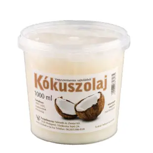 Finomított kókuszolaj N&Z (vödrös) 1 l