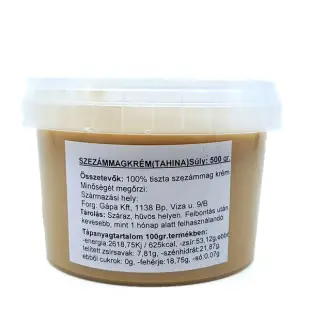 Tahini (szezámmag krém) 500 g