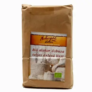 BIO Teljes kiőrlésű alakor ősbúzaliszt Naturgold 1 kg